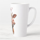 牛間抜けは「マジで？」 おもしろい引用文デザイン カフェラテマグ (右)