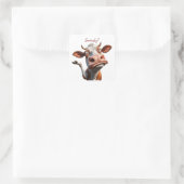 牛間抜けは「マジで?」 おもしろい引用文デザイン スクエアシール (バッグ)