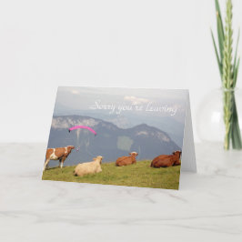 牛離れのカード カード