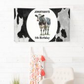 牛革と白 横断幕 (インサイチュ)