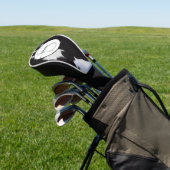 牛革白黒モノグラムゴルフヘッドカバー ゴルフヘッドカバー (インサイチュ)