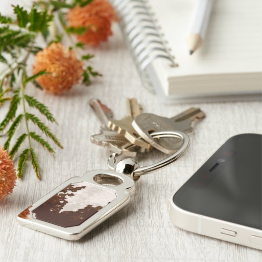 牛革 キーホルダー (側面)