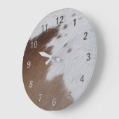 牛革 ラージ壁時計 (傾斜)