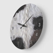 牛革 ラージ壁時計 (傾斜)