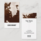 牛革 名刺 (正面/裏面)