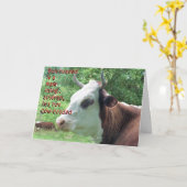 牛頭ではないカスタマイズ カード (黄色い花)