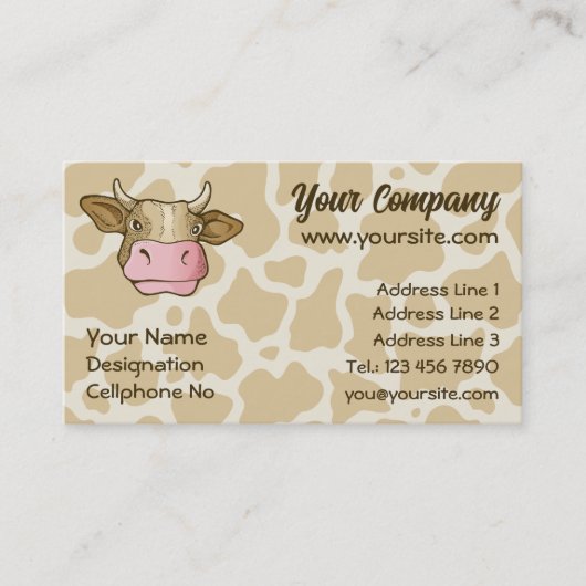 牛頭名刺 名刺 (正面)