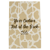 牛頭抱き枕 ミディアムペーパーバッグ (裏面)