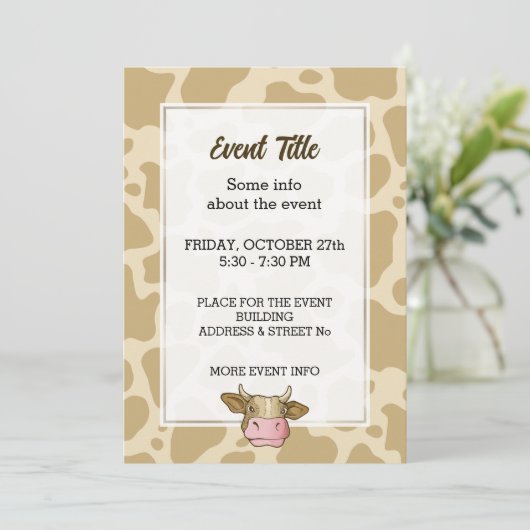 牛頭招待状 招待状 (スタンド正面)