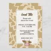 牛頭招待状 招待状 (正面/裏面)