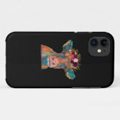 牛頭顔カラフル水色 |牛の贈り物 Case-Mate iPhoneケース (裏面(横))