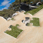 牛食べ物を与えの放牧地2 ジグソーパズル (側面)