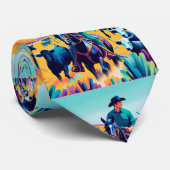 牛馬のカウボーイ ネクタイ (ロール)