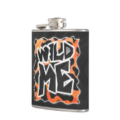 牛黒いおよびオレンジ野生私 フラスク (左)