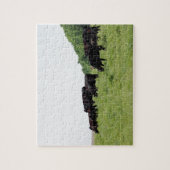 牛黒いアンガス ジグソーパズル (縦)