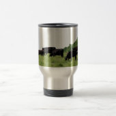 牛黒いアンガス トラベルマグ (中央)
