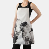 牛2頭バーベキューエプロン見る エプロン (インサイチュ)
