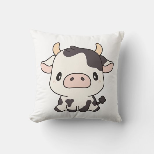 牛2 16x16 クッション (正面)
