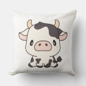 牛2 20x20 クッション (正面)