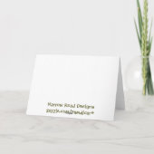 牛50th誕生日カード カード (裏面)