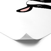 牛、かわいい牛、動物 ポスター (角)