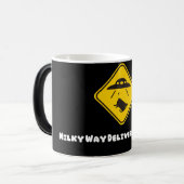 牛の拉致「天の川の配達」おもしろい モーフィングマグカップ (正面左)