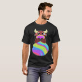 牛 イースター ポーカー Tシャツ (正面フル)