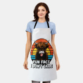 牛。 エプロン (着用した状態)