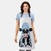 牛。 エプロン (着用した状態)