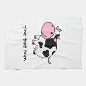 牛 キッチンタオル (横)