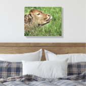 牛 キャンバスプリント (インサイチュ (寝室))