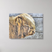 牛 キャンバスプリント (正面)