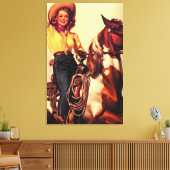 牛 キャンバスプリント (インサイチュ (リビング))