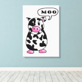 牛 キャンバスプリント (インサイチュ (ウッドフロア))