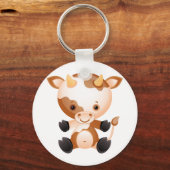 牛 キーホルダー (正面)