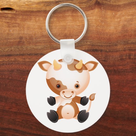 牛 キーホルダー (正面)