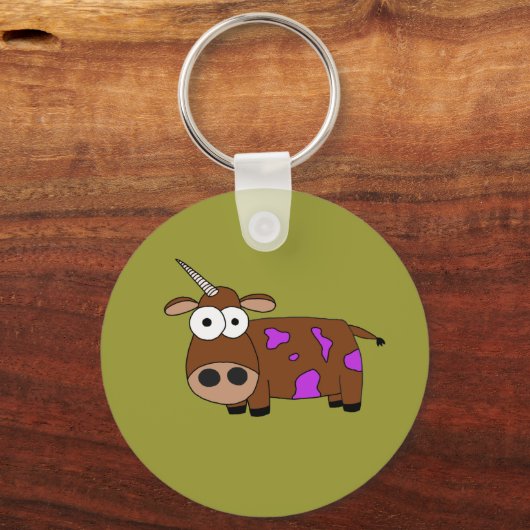 牛 キーホルダー (正面)