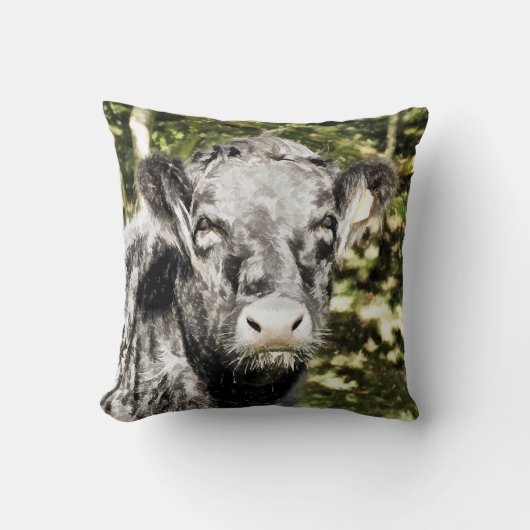 牛 クッション (正面)