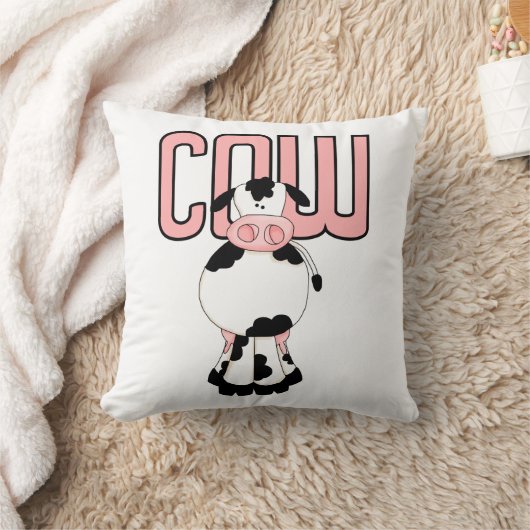 牛 クッション (ブランケット)