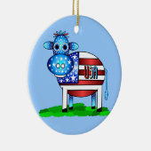 牛 セラミックオーナメント (右)