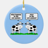 牛 セラミックオーナメント (裏面)