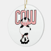 牛 セラミックオーナメント (左)