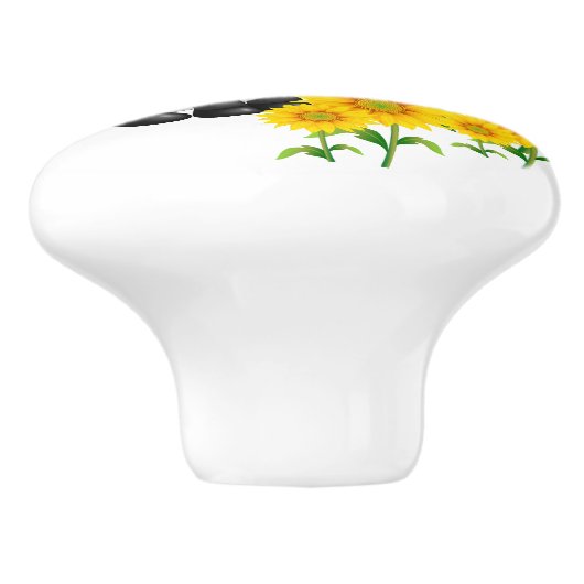 牛 セラミックノブ (側面)