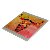 牛 タイル (側面)