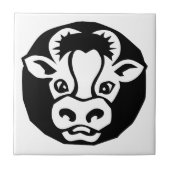 牛 タイル (正面)