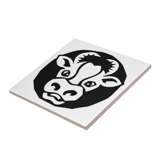 牛 タイル (側面)