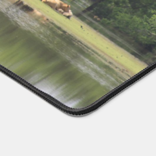 牛 デスクマット (コーナー)