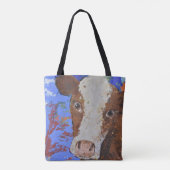 牛 トートバッグ (裏面)