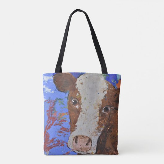牛 トートバッグ (裏面)
