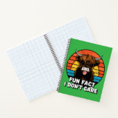 牛。 ノートブック (内部)